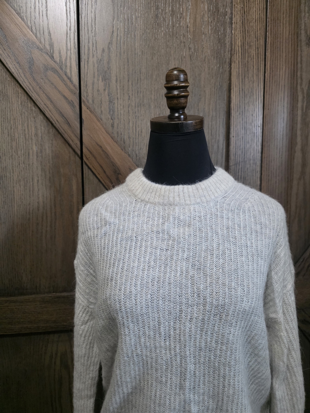 Everlane Light Gray Crewneck Sweater - Picture 2 of 4